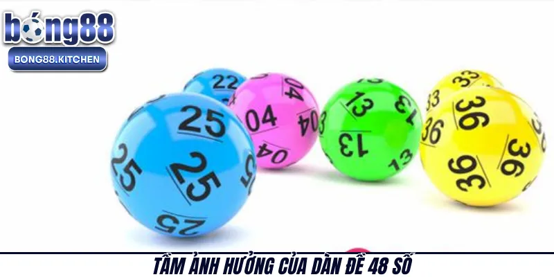 Tầm ảnh hưởng của dàn đề 48 số